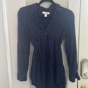Navy Motherhood Maternity Top